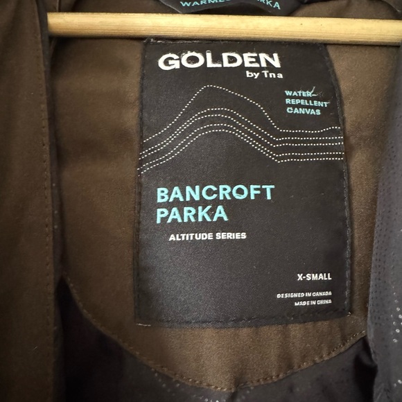 TNA Olive Green Bancroft Parka XS - Picture 2 of 5